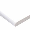 Msi White Bullnose SAMPLE Polished Ceramic Wall Tile ZOR-PT-TR-0167-SAM